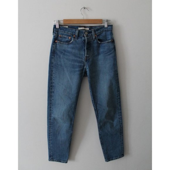 Levi's Wedgie Icon Jean These Dreams Size 25 High Rise Tapered - Picture 3 of 8